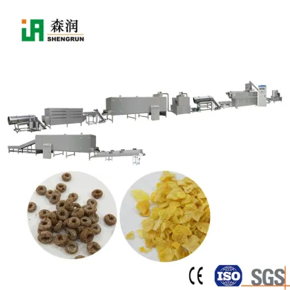 Corn flakes machine cereal breakfast making machines