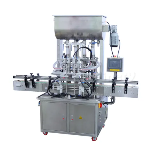 2023 Multi-Head Automatic Juice Filling Machine for Beverage and Liquids - Vtops Overflow Bottle Filler