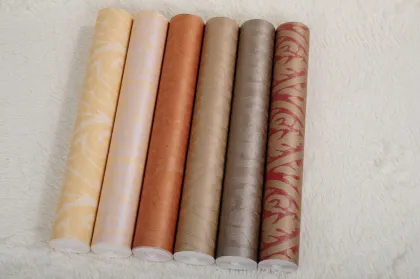 Oem 6 Colors Heavy Embossed Wallpaper , Decorative Wallcoverings