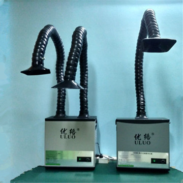 ULUO single and double duct soldering fume extractor