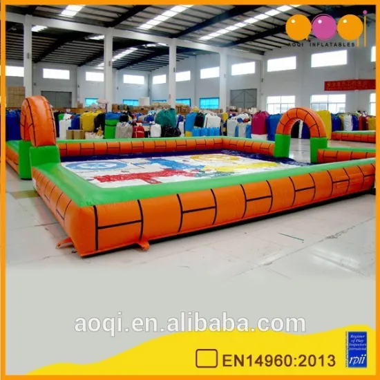 2017 children playground fence roller balls inflatable fence for sale