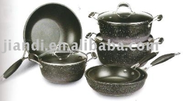 9pcs Forging  cookware  set