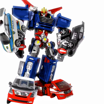 Transformer les modèles de robots et les jouets éducatifs pour les enfants: Kabao Car God Transformation, Gold Dragon, Fast Knife Play Treasure Manual