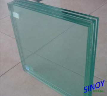 Sinoy 6.38mm - 16.76mm Laminated Tempered Glass for building construction