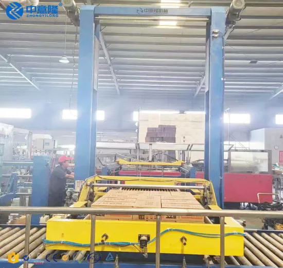 Intelligent Robotic Palletizer with Servo Gantry and Pallet Dispenser