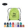 Cheap Green nylon bag with logo printed