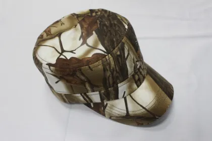 Label Badge Summer Headwear Flat Top Camouflage Military Caps