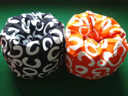 cotton canvas bean bag