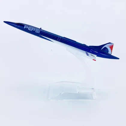 16cm 1:400 Scale PEPSI Concorde Aircraft Static Model