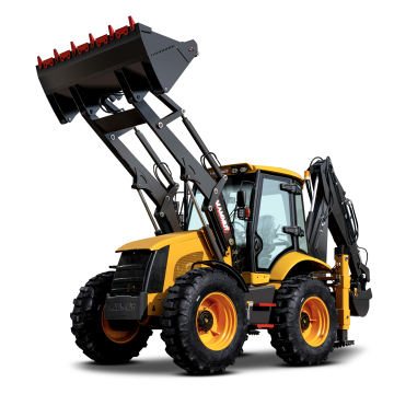 Backhoe Loader Excavator Digger GEM388 2500kg: 4x4 Front End Loader & Backhoe Price