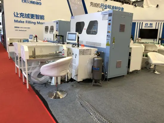 4 Ports Duck Down Filling Machine