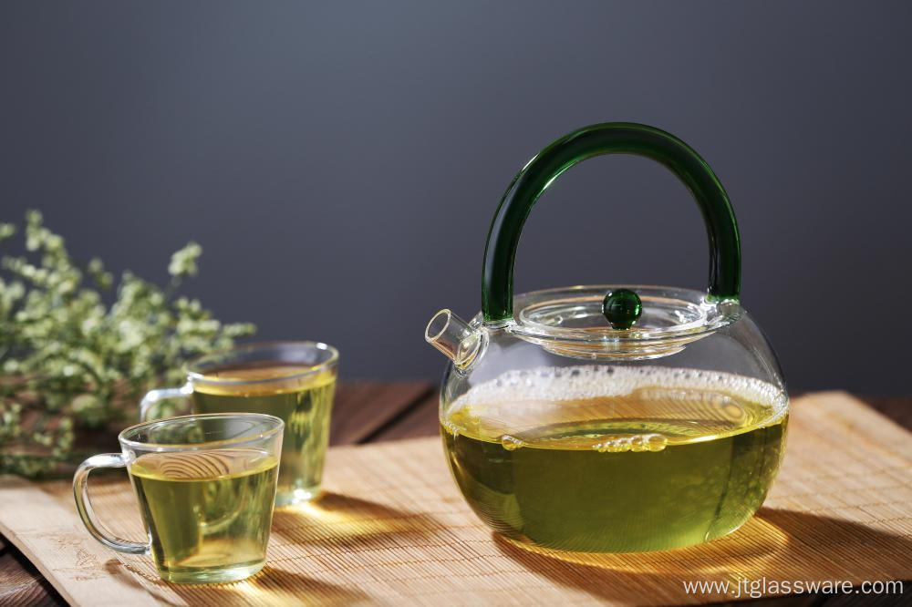 HandMade Borosilicate Heat Resistant Glass Teapot