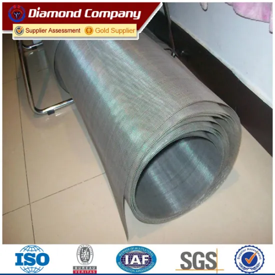 316 plain weave square hole stainless steel wire mesh
