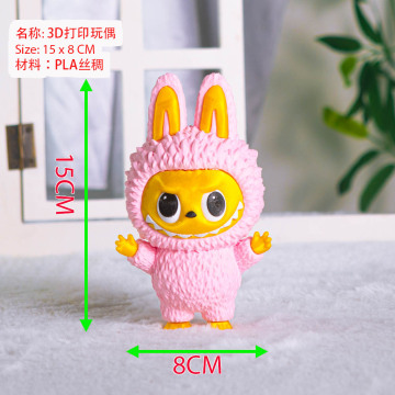 ピンクのラブブバニー 3D プリントフィギュア