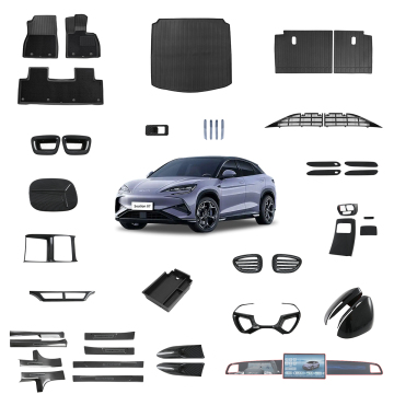 Carbon Fiber Pattern Mudguard PP Material Interior Accessories for BYD Sealion7 EV