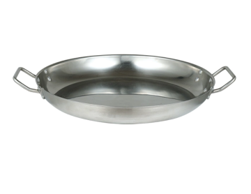 Stainless Steel Frying Pan With Steel Surface