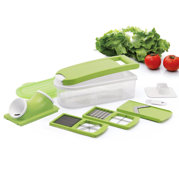 12-in-1 Manual Mandoline Slicer & Chopper for Kitchen