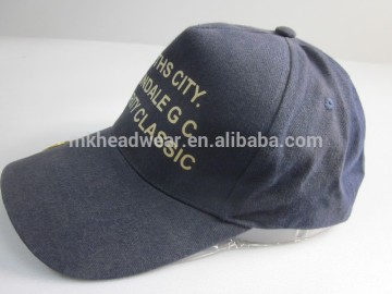 6 Panel Unisex Custom Blue Camo Outdoor Cotton Sports Baseball Cap