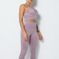 Set da allenamento Activewear senza cuciture per tuta da yoga