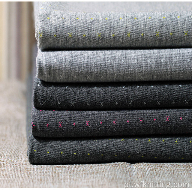 Tecido de jacquard de rayon poliéster Lycra Spandex knit Fabric