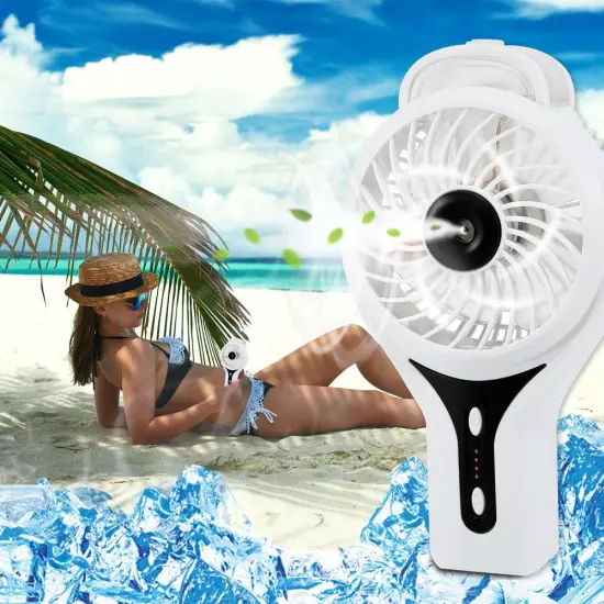 Mini Mist Fan Hand for Outdoor Office Desk
