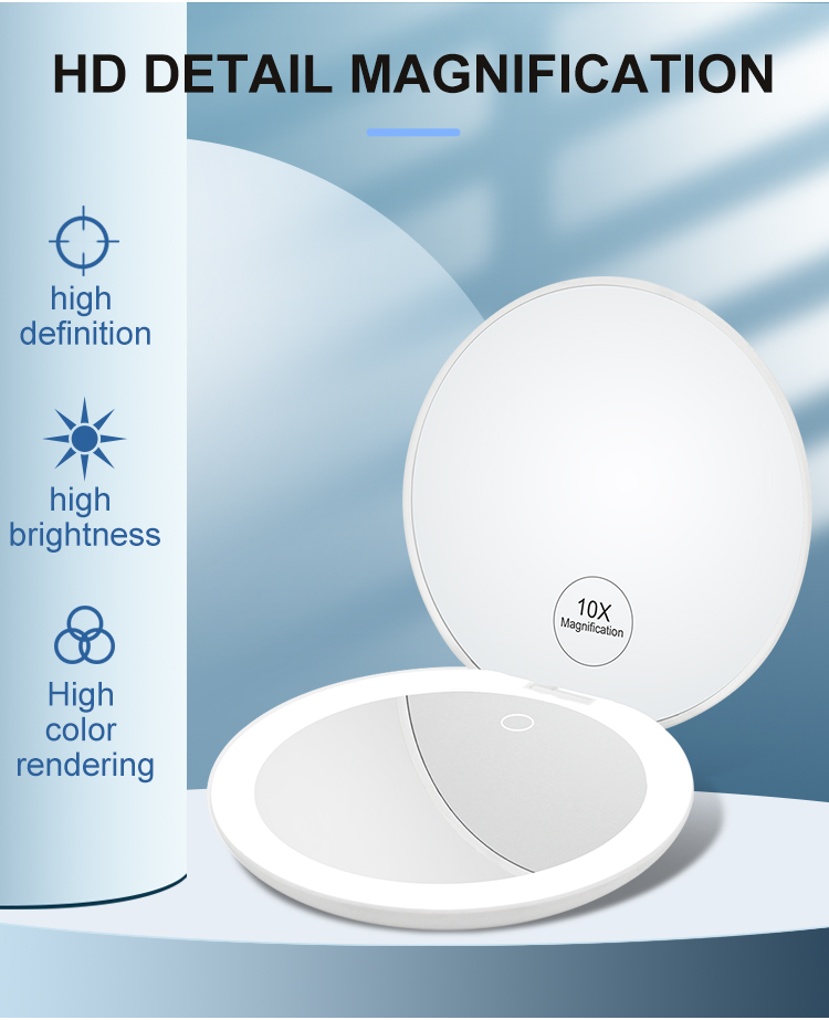 double sided compact mirror LED