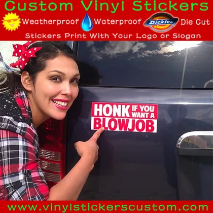 You Design It We Print It vinyl stickers custom for sale