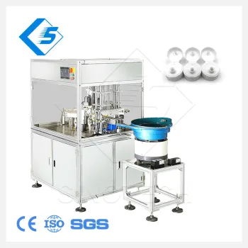 Automatic Cap Closing Machine for PE Plastic Flip Top Cap Assembly Line