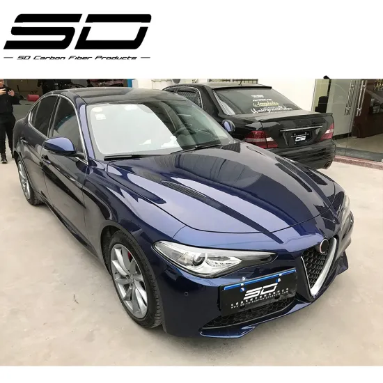 Upgraded Limited Edition Dry Carbon Fiber Hood Bonnet - Giulia Style for Alfa Romeo Giulia
