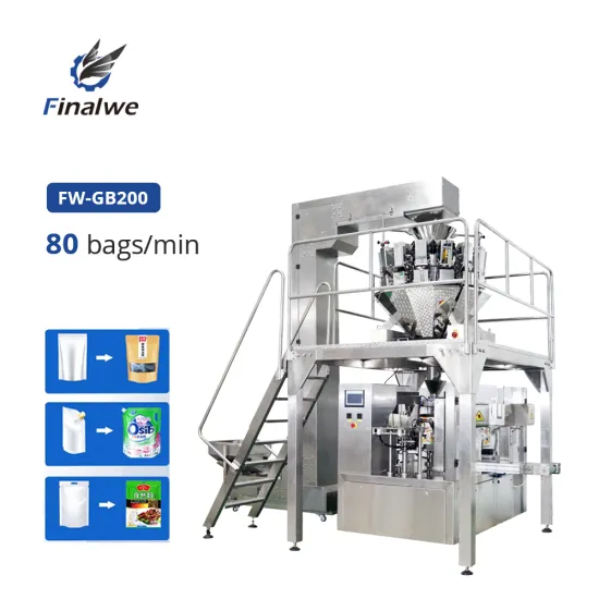Stand Up Zipper Bag Packing Machine - Doypack Verpackungsmaschine for Ziplock Bags