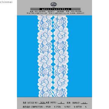 stretched nylon lace trim for lingerie