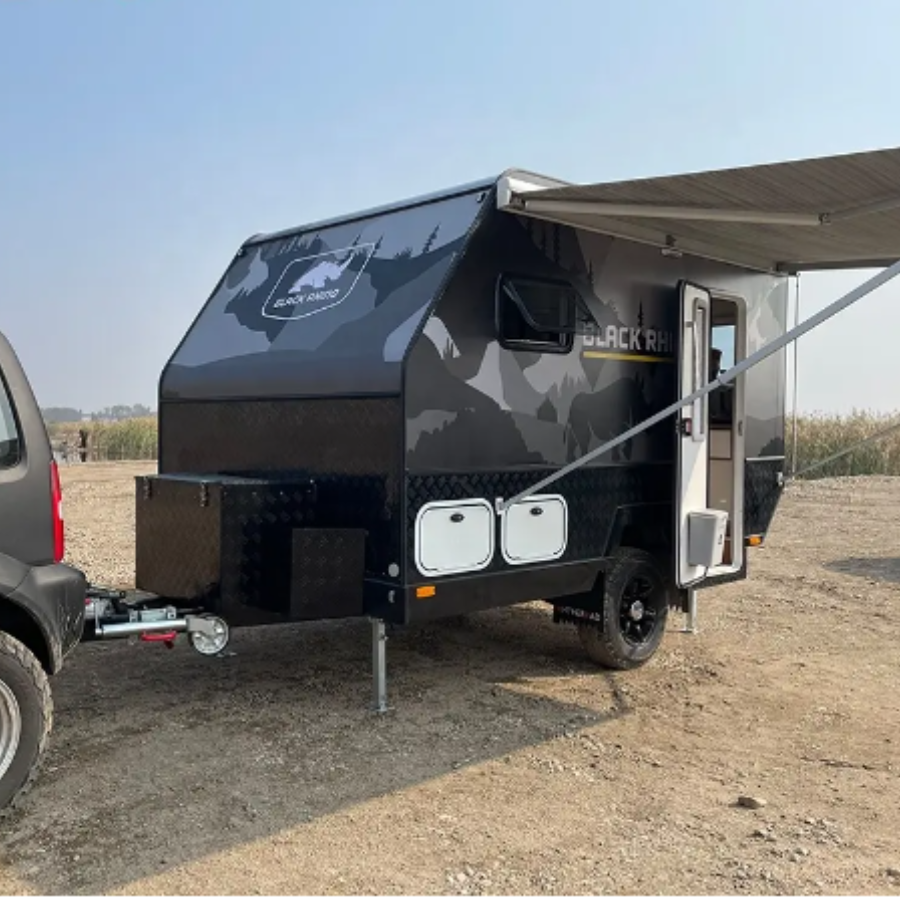 Remolque de campamento móviles trailer de trailer de caravana