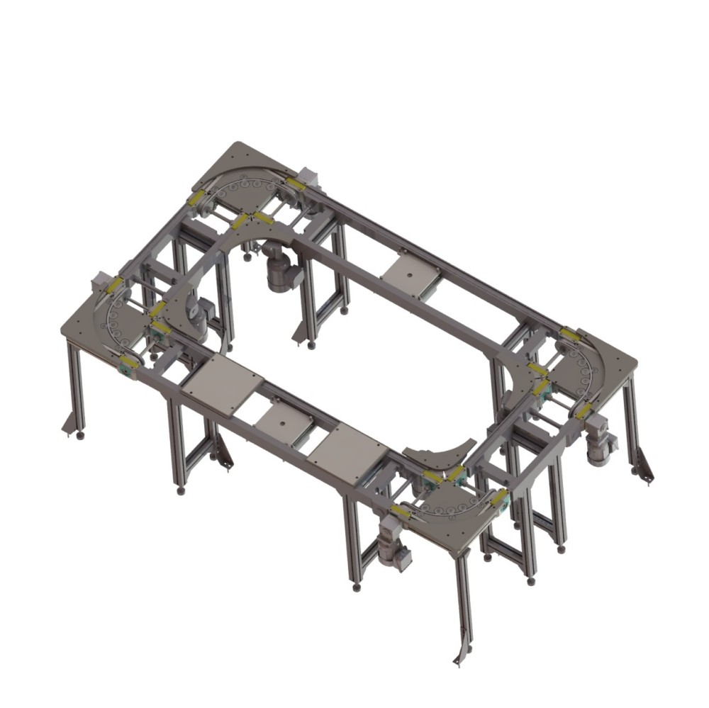 Palettenfördersystem für industrielle automatisierte Produktionslinien und Palettenhandhabungslösungen