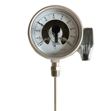 High-Quality 100mm Bottom Type Electrical Contact Bimetal Thermometer: Precision Temperature Measurement Solution