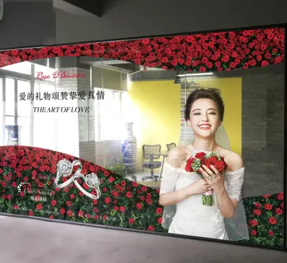 Ultra-transparent Glass Window Sticker