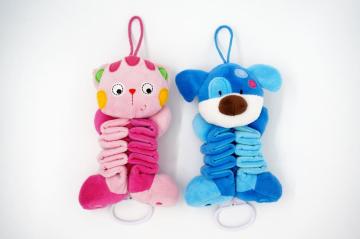 Pulling Musical Dog and Cat with Flexible Body