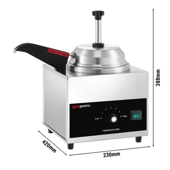 Sauce Dispenser - Nacho Cheese - Chocolate Warmer