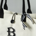 Letter Logo Simplicity Style Reusable Canvas Tote Bag