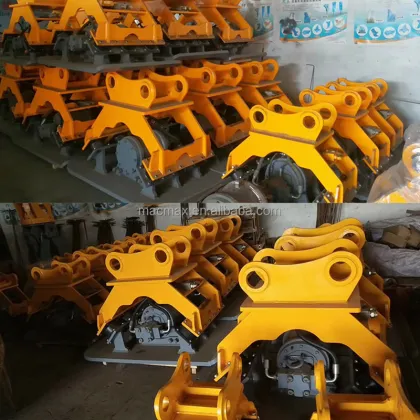 Excavator Attachments and Vibrating Plate Compactors for Construction Machinery
