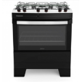 Floor Gas Cooker Black Oven