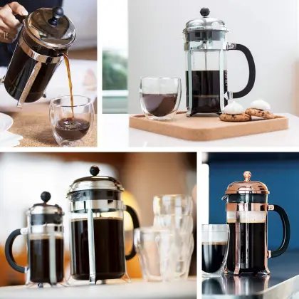 12oz High borosilicate Glass French Press Coffee Maker
