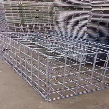 hot-dipped galvanized stone cage welded gabion rock filled