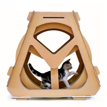 Jouet pour animaux de compagnie en bois durable pour les petits chats