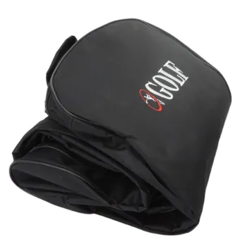 Customizable Golf Travel Plane Bag with Wheels, Detachable Shoulder Straps, and Foldable Design for Aviation Travel