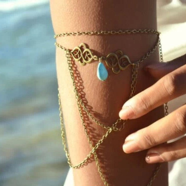 Chain Tassel Upper Arm Bracelet