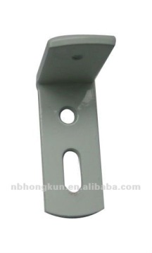 Steel L bracket white powder coating