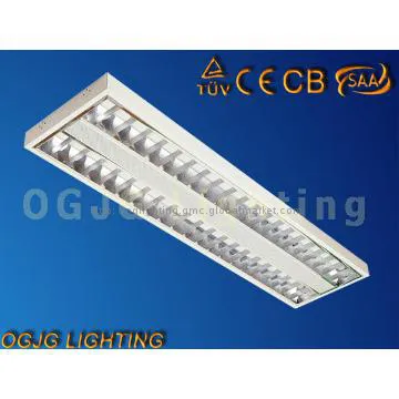CE Surface Mounted Grille Light Fittings for T5
