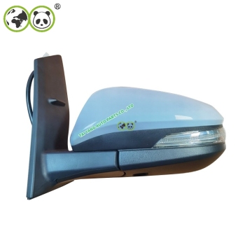 High Quality 9 Wire Puddle Fold Indicator Gray/White Car Side Mirror for Toyota Kijang Innova 2017-2020