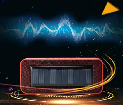 Creative Solar Powered Portable Bluetooth Speaker