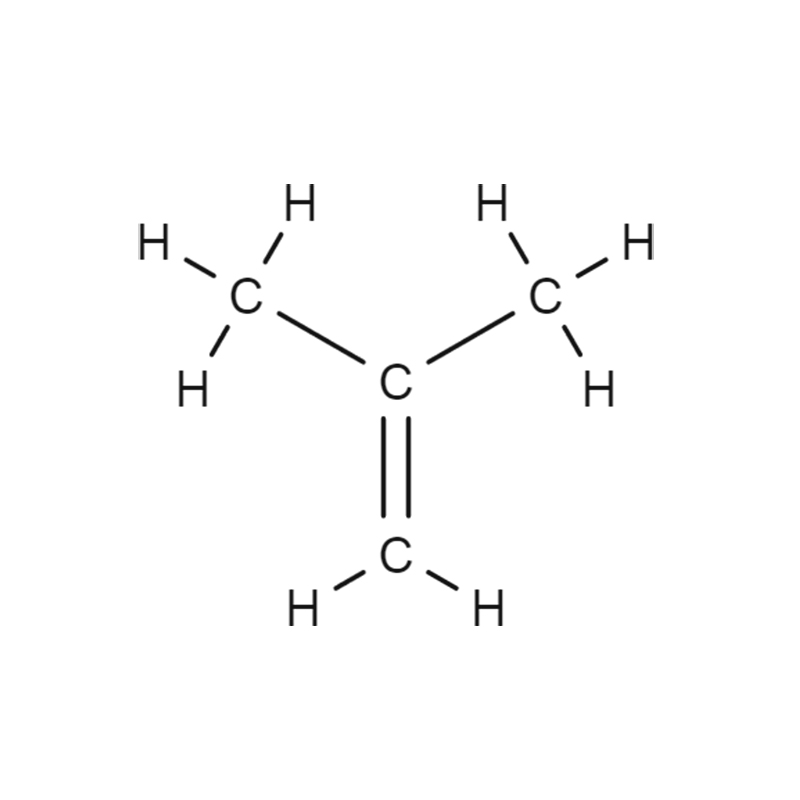 غازي Isobutylene الكيميائي الصناعي غير الملون